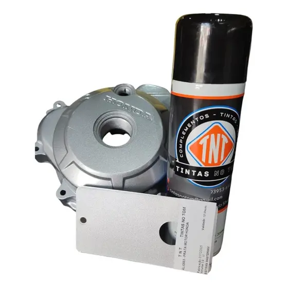Tinta Spray Prata Motor Honda Aluminio