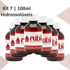 KIT 7 Essências Hidrossolúveis 100ml - Para Difusores, Home Sprays, Aromatizadores e Umidificadores