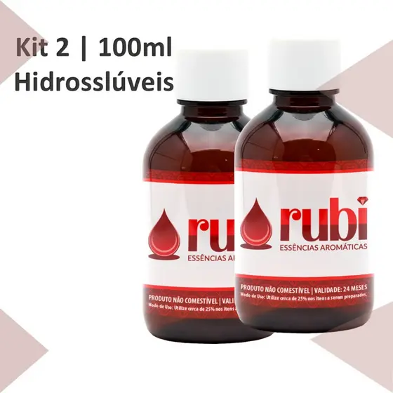 KIT 2 Essências Hidrossolúveis 100ml - Para Difusores, Home Sprays, Aromatizadores e Umidificadores
