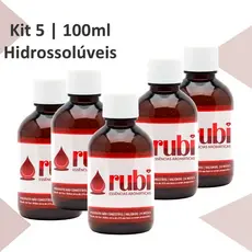 KIT 5 Essências Hidrossolúveis 100ml - Para Difusores, Home Sprays, Aromatizadores e Umidificadores
