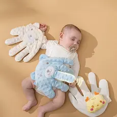 Brinquedo De Pelúcia Calmante Para Dormir , Bebê Bate Automaticamente Boneca Anti-Susto