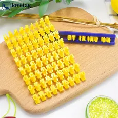 LOVETAG Biscoitos Cozimento Impressão Alfabeto DIY Molde Cortador De Biscoito Carta Imprensa Carimbo De Bolo Gravação E9