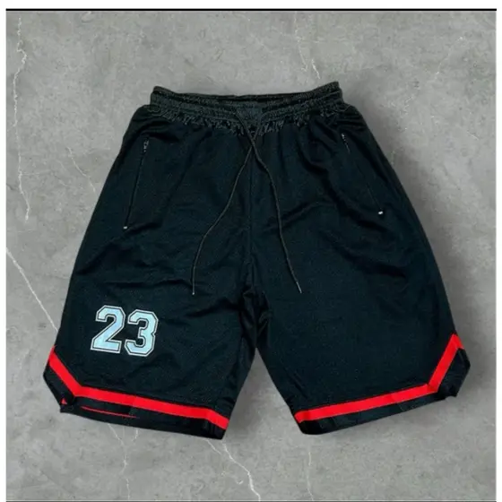 Bermuda de Treino academia Basquete Dry Fit con ziper nos bolsos