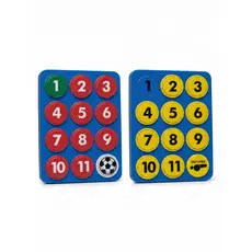 Imãs Magneticos para prancheta tatica futebol 11 jogadores treinador Conjunto Numeros Botões para Prancheta Tatica