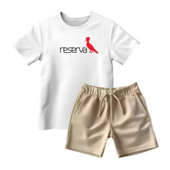 conjunto infantil menino em algodão moderno