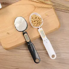 Kit 2 Colheres Digitais Medidoras 0,1g–500g | Balança de Precisão Com Display LCD Iluminado / Cozinha e Dieta - WJ