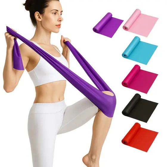 Faixas Elásticas Thera Band 1,5m 0,35mm – Treino Funcional/ Fisioterapia/ Pilates/ Alongamento e Fortalecimento
