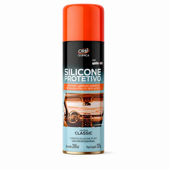 SILICONE PROTETIVO ORBI 300ML PROLONGA VIDA UTIL DE PLÁSTICO