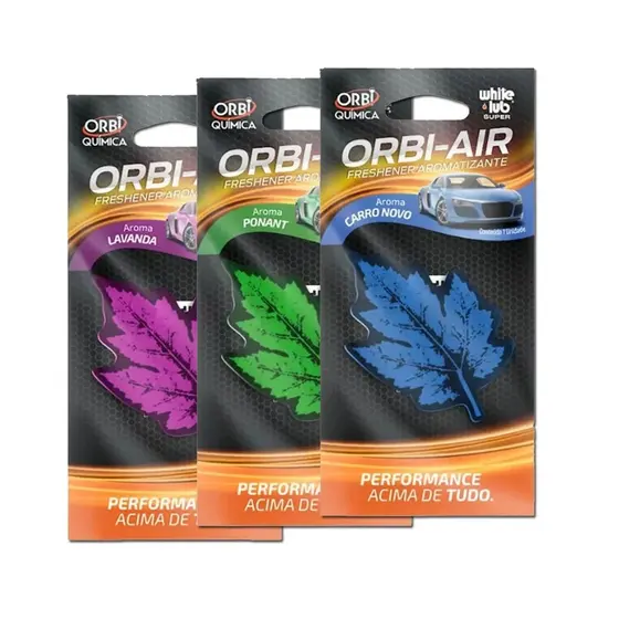 Cheirinho Para Carro Orbi Air Freshener Aromatizador Folha Carro Novo / Lavanda / Ponant