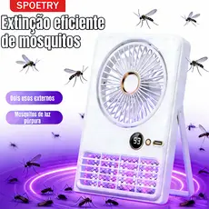 Luminária Anti- Mosquito Repelente Elétrico Lâmpada U.V Armadilha Para Insetos Direto USB