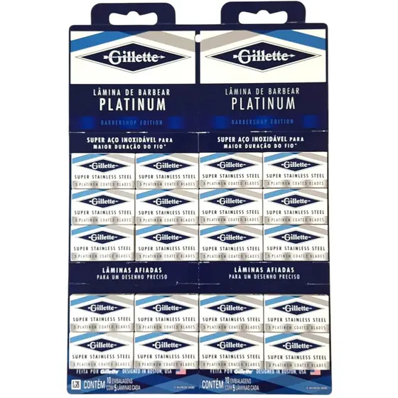Lâmina Gillette Platinum C/100Un