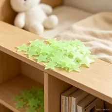 200/500/800 Pcs Adesivo Luminoso De Estrela Brilho Duradouro Fácil De Colar E Tirar Fixação Forte Cria Ambiente