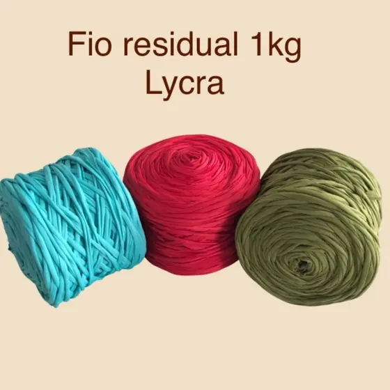 Fio de Malha Residual 1 kg Lycra