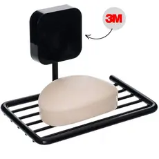 Suporte para Sabonete de Parede Metaltru com Fita 3M – Organizador Sem Furo Porta Sabonete Prático Banheiro
