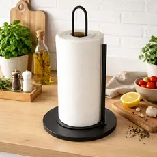 Porta Papel Toalha de Bancada Estilo Suporte Moderno em Aço para Cozinha