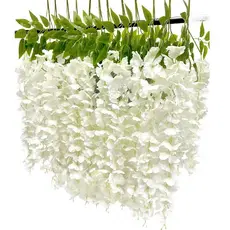 12 Peças Creeper de flores artificiais durável resistente decora oculta armazenamento fácil variedades