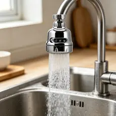 1 Pc Torneira Cozinha Gourmet Bancada Flexível 1/4