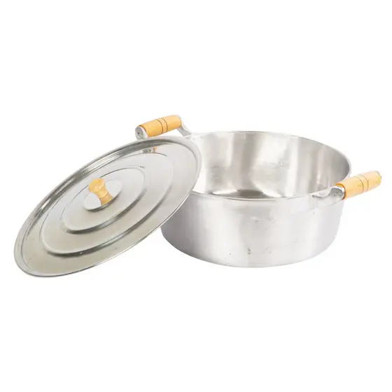 Panela Caçarola de Alumínio Fundido Batido - 22 cm