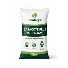 Basacote Plus 16-8-12 100g Fertilizante Liberação Lenta Suculentas Rosa do Deserto Orquídeas