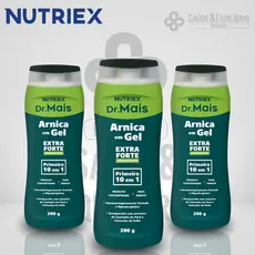 Gel de Arnica Dr Mais Nutriex Extra Forte Massageador Alívio Muscular Musculo adulto idoso 200g