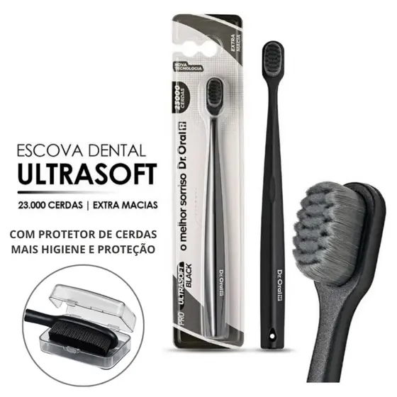 Escova De Dentes Ultra Macia 23 Mil Cerdas Dr. Oral Gengiva Sensível