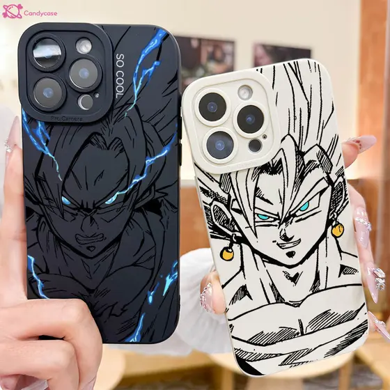 Capa Para iPhone 17 Pro Max Ar 16 13 15 14 12 11 XS XR 7 8 Plus Silicone Macia Dragon Ball Doces