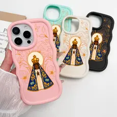 Capa Para iPhone 13 12 11 16 17 15 14 Pro Max XR 17Air XSMax Macaron Cor Silicone Caso De Telefone Deus Abençoe BBC