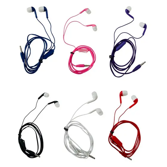 Fone Ouvido Intra-Auricular Com Fio E Microfone Entrada P2 Colorido 1M Inova(FONE+INOVA+COLO)