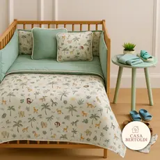 Edredom Bebê Berço Americano Dupla Face Baby Menino Menina Manta Cobertor Azul Rosa Verde Amarelo