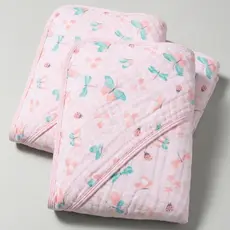 Toalha Banho Soft Fralda Bebê Capuz Toca100% Algodão Malha Infantil Menino Menina Neutro Rosa