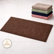 Kit 1 2 e 4 Tapetes Banheiro Multiuso Grande Microfibra 50cmx100m Antiderrapante Bolinha Macarrão