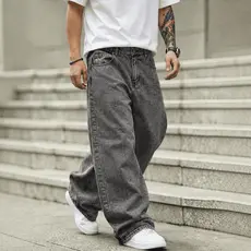 Calça Denim Baggy Masculina Balão Larga Carpenter Tecido Premium Dazzling