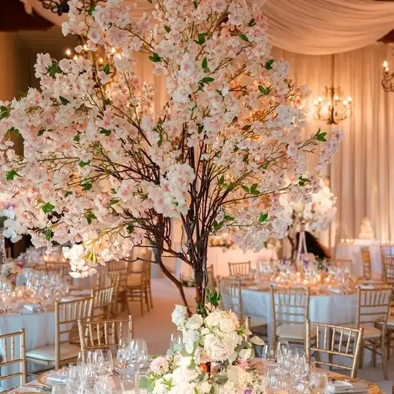Haste de Cerejeira Alta Galho de Pessegueiro 95cm Decoração Casa, Festas, Casamento - BH802169 SALMÃO