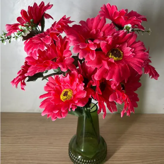 Gérbera Flores Artificiais para Decorar arranjos, casa, festas, casamento flor artificial YNH801637