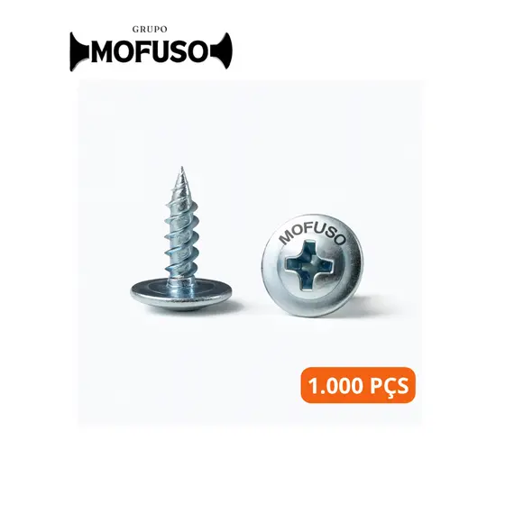1000pçs - Parafuso Ponta Agulha Para Forro Pvc 4,2x13