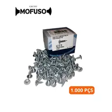 Parafuso Flangeado 4,2x13mm Ponta Agulha Drywall PVC Perfil Metálico 100 500 1000 Peças