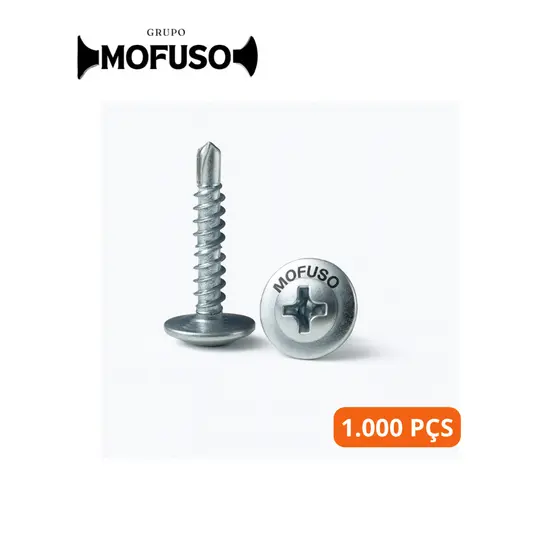 Parafuso Auto Brocante Flangeado Phillips 4,2x19 - 1.000pcs
