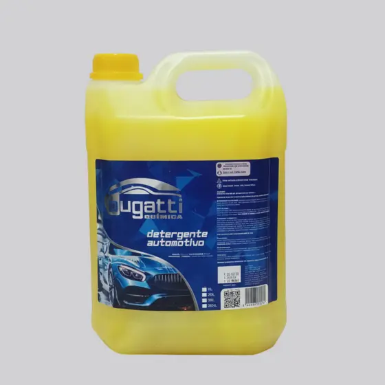 Shampoo Automotivo Detergente Bugatti 5L Lava Auto Limpeza Pesada Carro Moto
