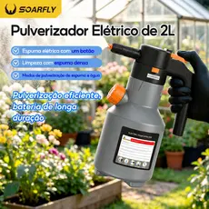 Soarfly Pulverizador Elétrico de Espuma para Carro Canhão de Espuma Portátil para Shampoo Automotivo