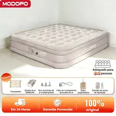 MODOFO Colchão Inflável Automático Solteiro/Queen/King 3 Pessoas Com Bomba Para Casa / Hóspedes / Conforto
