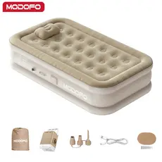 MODOFO Colchão Inflável Solteiro Portátil Com Bomba Embutida Camping Equipment 195*100*40cm