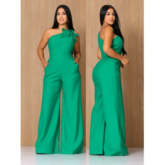 Macaquinho Feminino Elegante – Tecido Sensorial Forrado