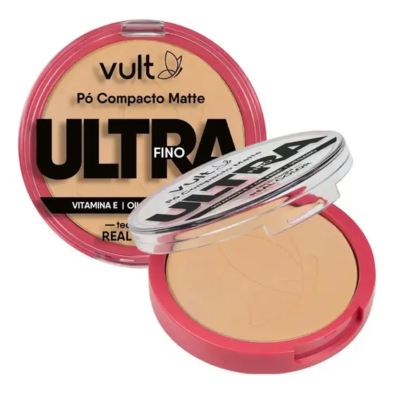 Pó Compacto Matte Vult Ultrafino Vegano V430 9g