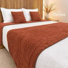 Kit Peseira Para Cama 3 Peças 2 Capas de Almofadas Decorativa Flannel Fofinho Macio Casal Queen King