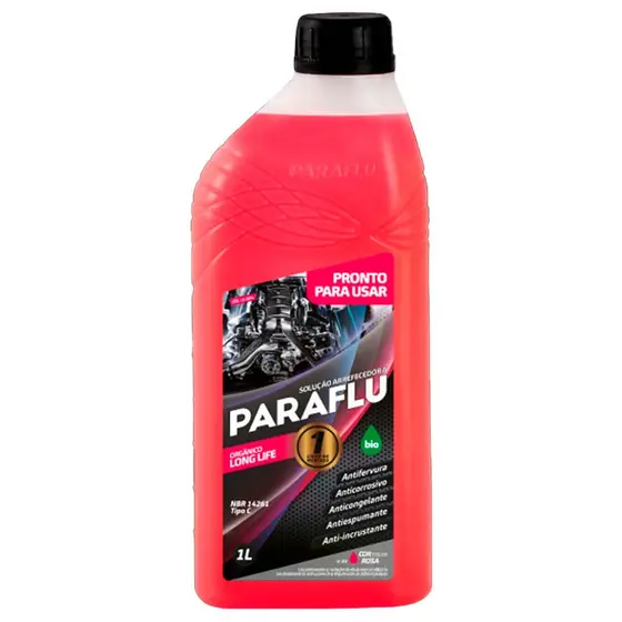 Aditivo Pronto Uso para Radiador Paraflu Bio Organico Rosa  - 1L