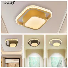 Luminária De Teto Plafon Led Moderna Lustre para Corredor Sala Quarto Cozinha 3 Cores Em 1 20W 20CM