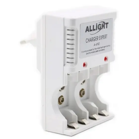 Carregador De Pilha Aa Aaa Bateria 9v Recarregável Bivolt