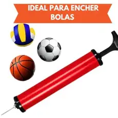 Bomba de Ar Para Encher Bola de Futebol, Vôlei Futsal Basquete Futevôlei, Boia, Colete e Outros