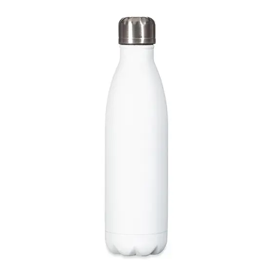 Garrafa Inox 750ml Térmica Antivazamento  - Branco com Qualidade e Resistente linha Premium