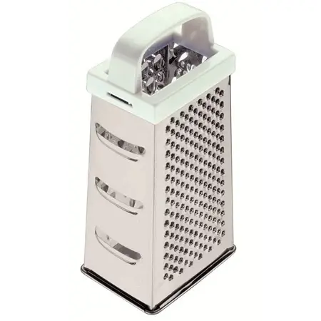 Ralador 4 Faces Em Aço Inox Original Line Para Cozinha 7" e 8" para Legumes Frutas Verduras e Queijo